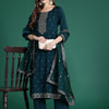 Dhiyona IE Ethnic Motifs Embroidered Kurta with Trousers & Dupatta