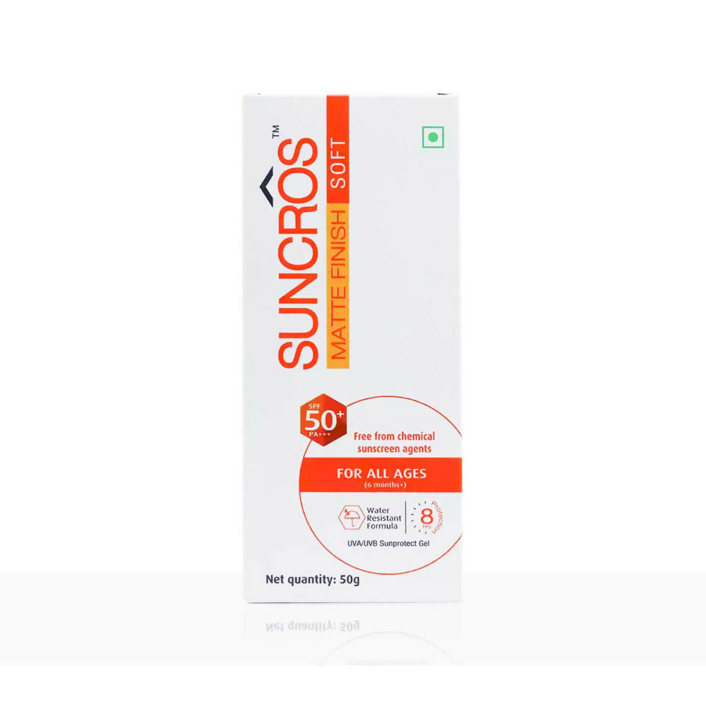 Suncros Matte Finish Soft Gel SPF 50+ - Indyancart