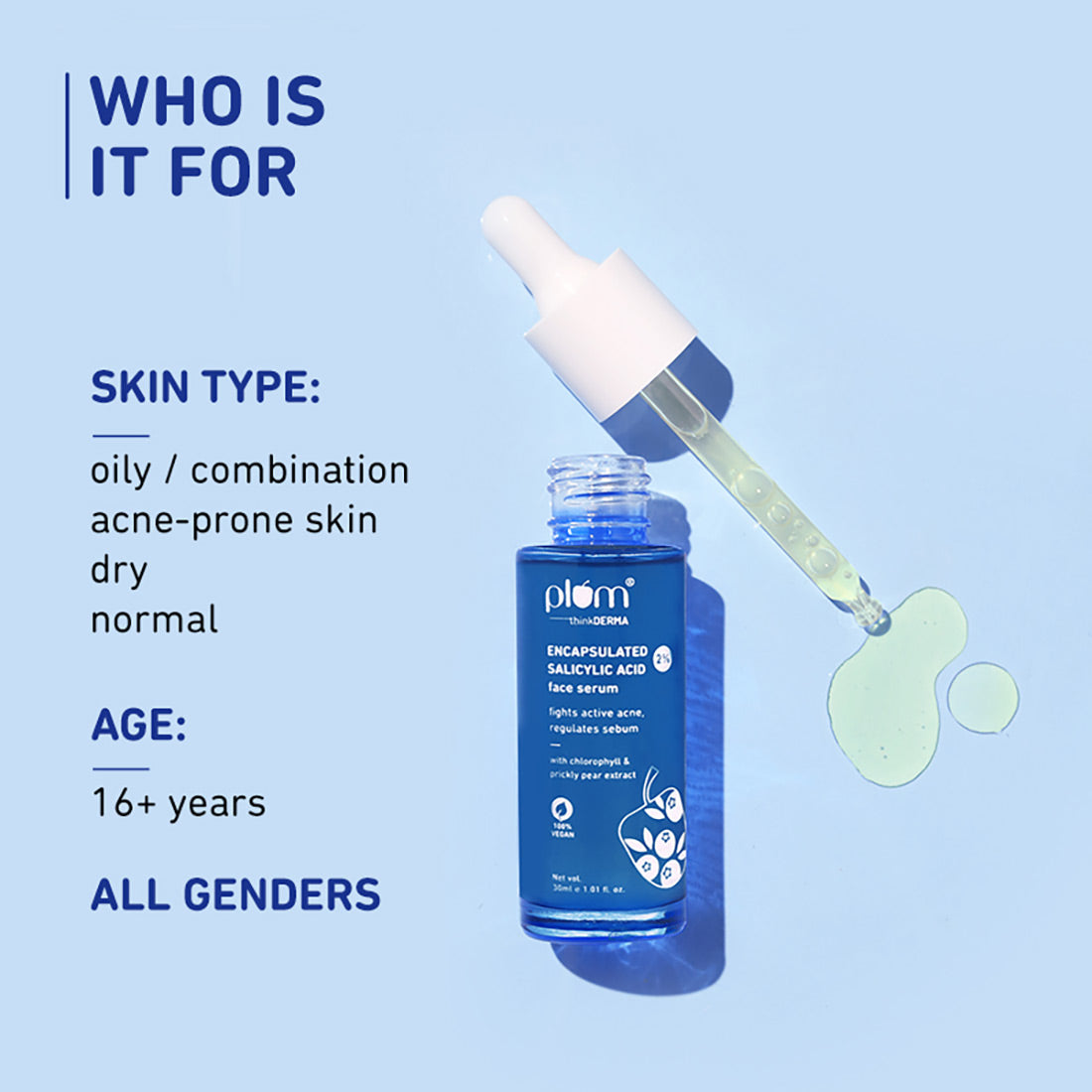 2% Encapsulated Salicylic Acid Face Serum For Acne-Prone Skin