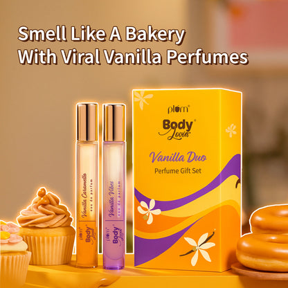 Plum Goodness Vanilla Duo Long Lasting Perfume Gift Set by BodyLovin'