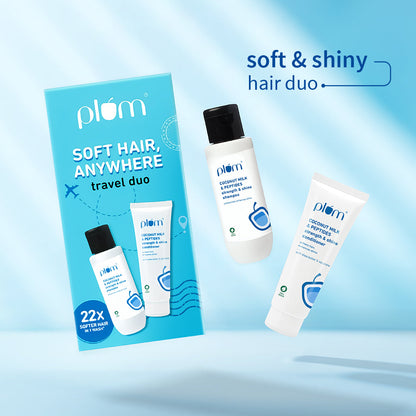 Soft Hair Anywhere Travel Duo | Shampoo | Conditioner | Travel-Size