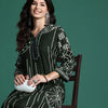 Dhiyona IE Printed Beads & Stones Kurta with Trousers