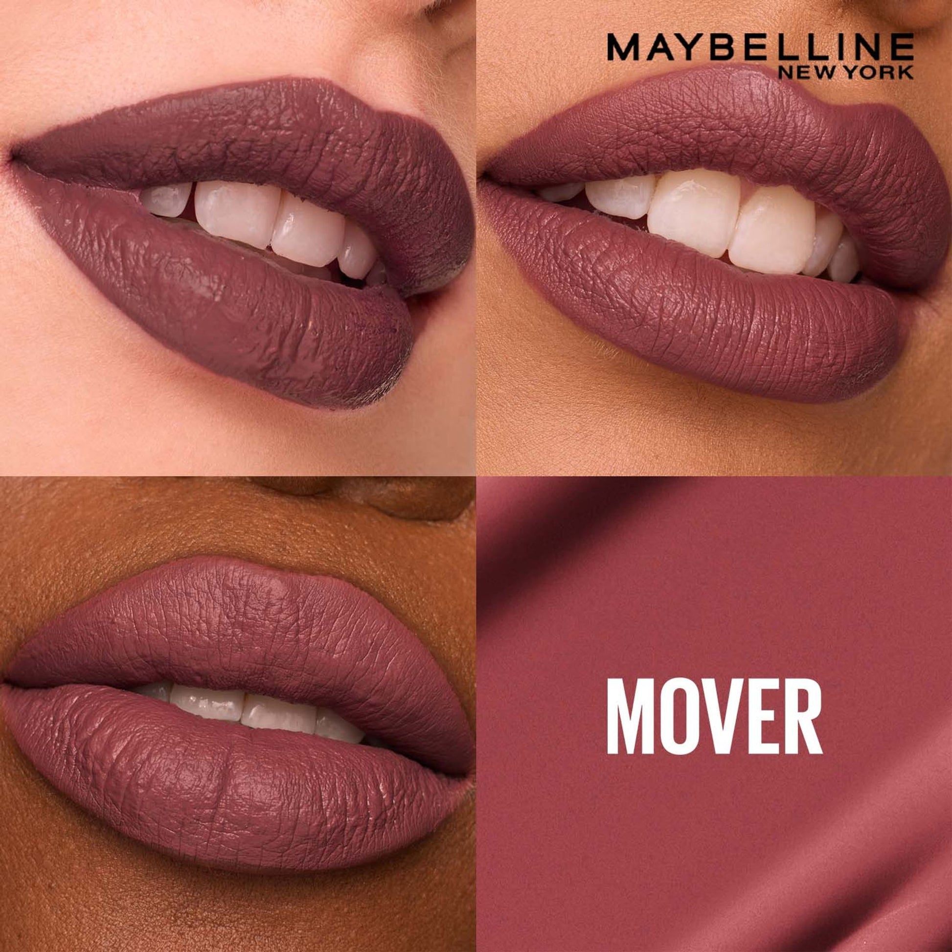 Maybelline New York Super Stay Matte Ink Liquid Lipstick, Lasts Up to 16 Hours - 15 Lover - Mover