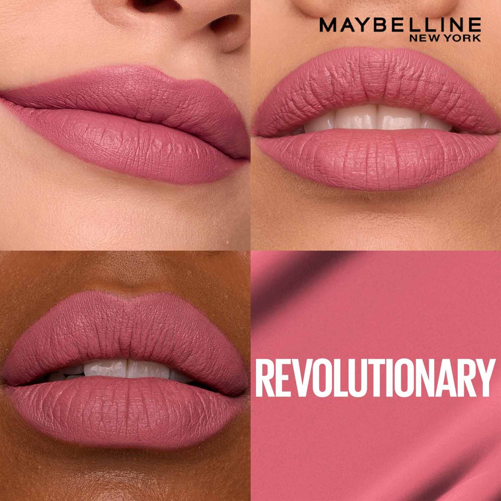 Maybelline New York Super Stay Matte Ink Liquid Lipstick, Lasts Up to 16 Hours - 15 Lover - Revolutionary