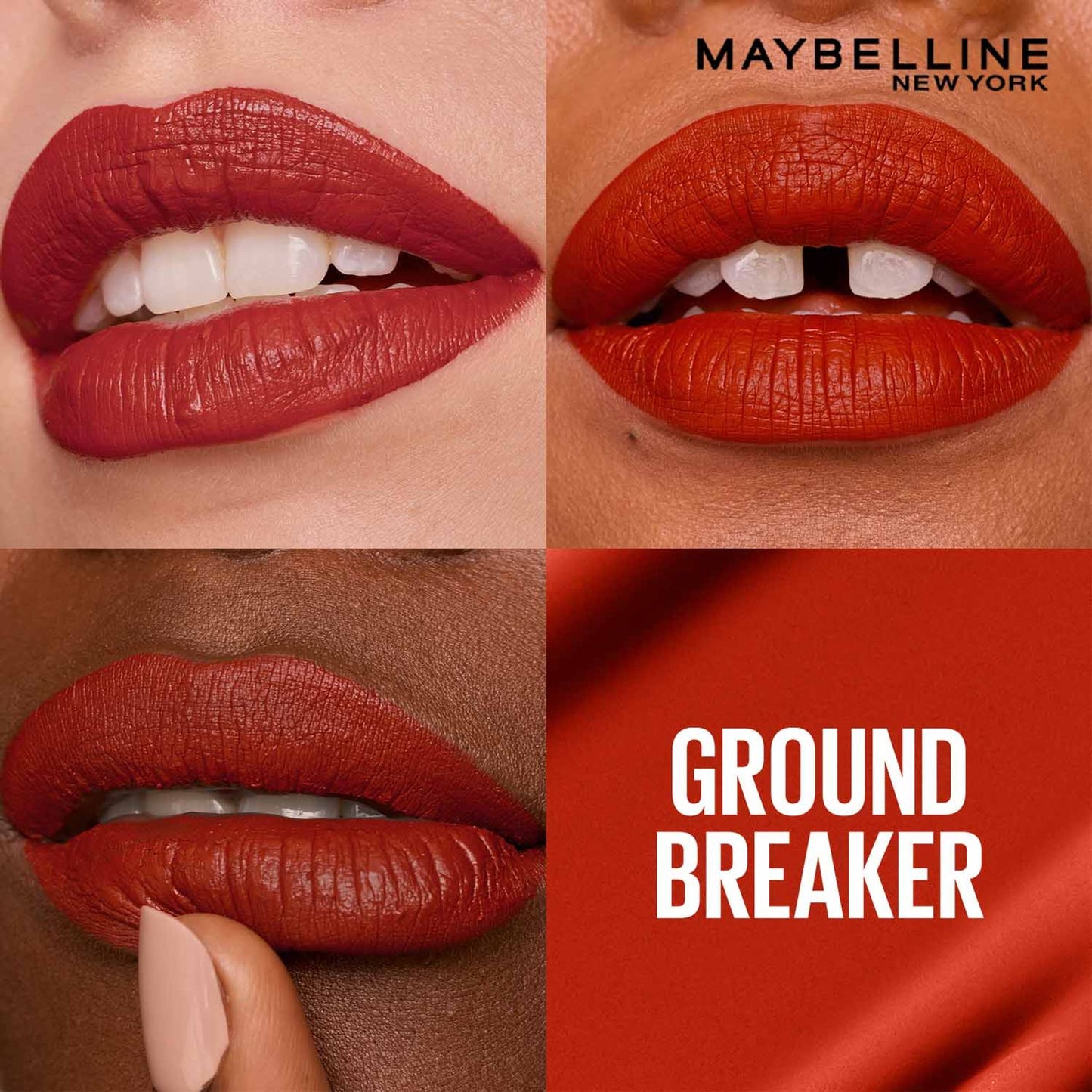 Maybelline New York Super Stay Matte Ink Liquid Lipstick, Lasts Up to 16 Hours - 15 Lover - Ground Breaker