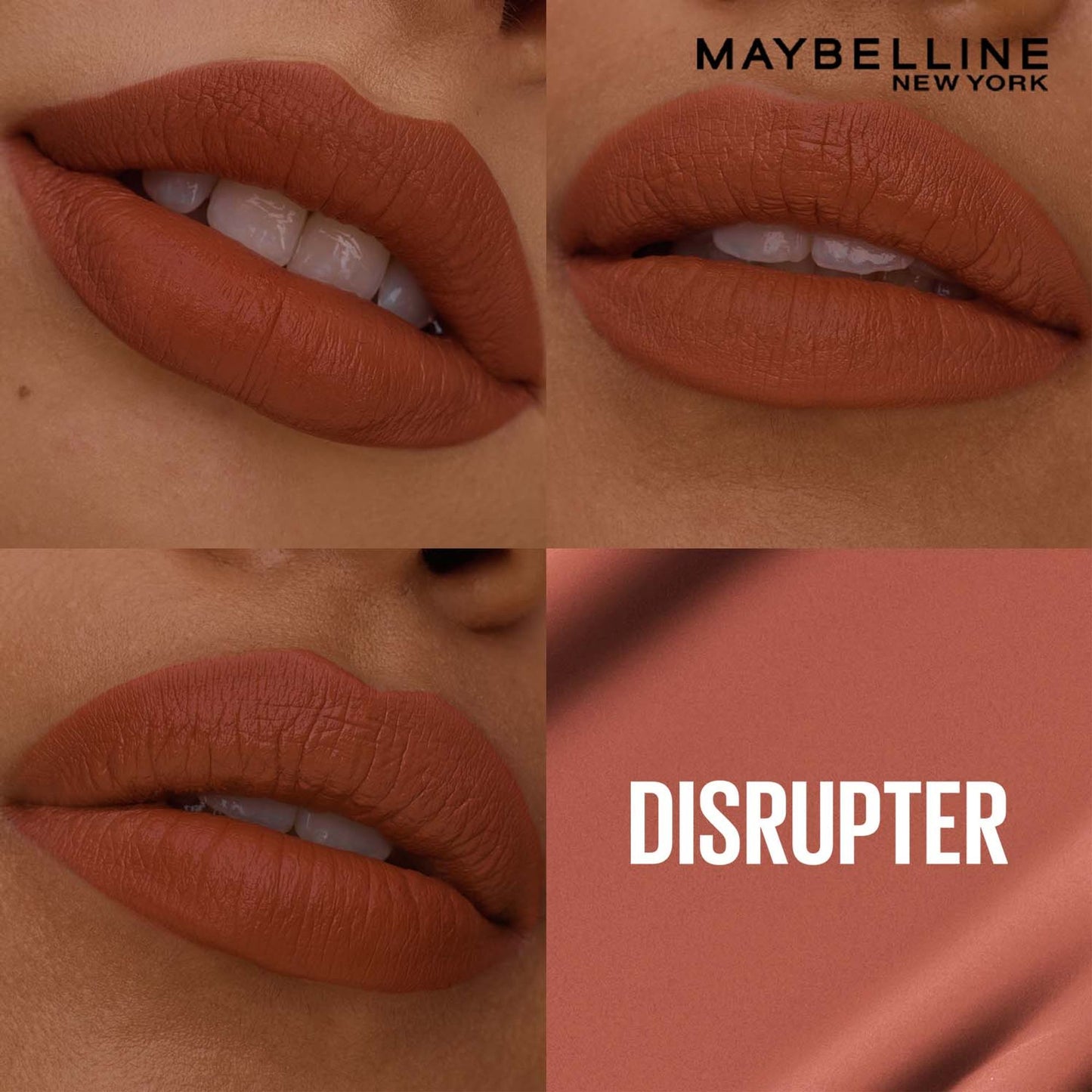 Maybelline New York Super Stay Matte Ink Liquid Lipstick, Lasts Up to 16 Hours - 15 Lover - Disrupter