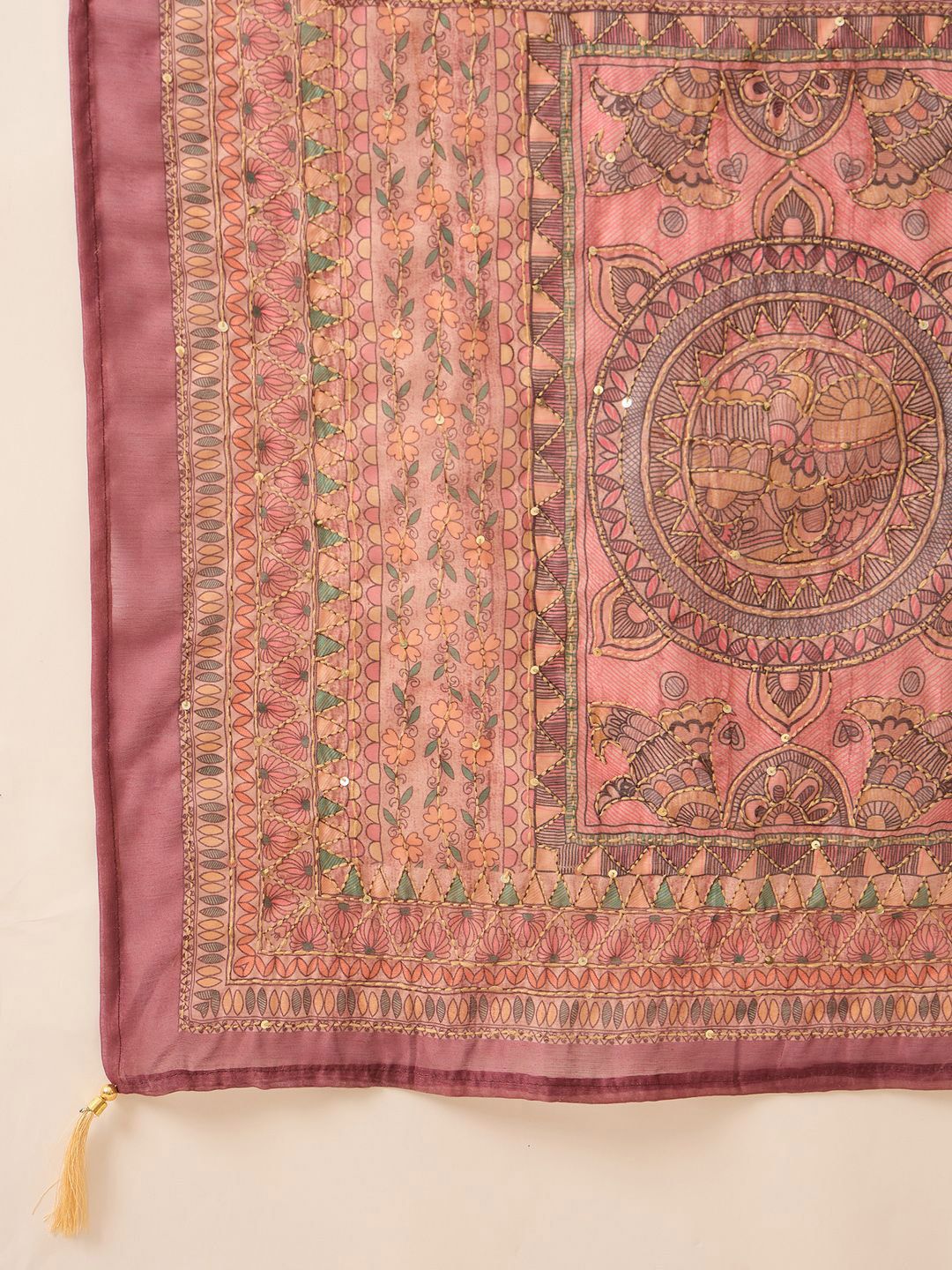 Indyancart IE Women Embroidered Kurta with Trousers & Dupatta