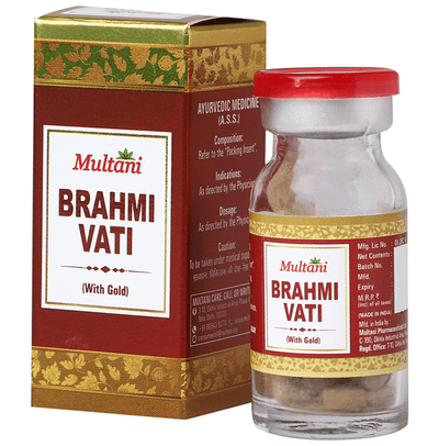Multani Brahmi Vati With Gold