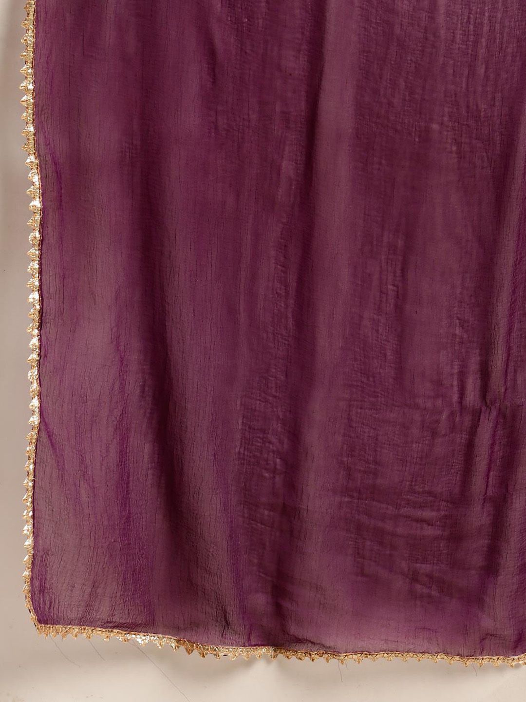 Indyancart VA Women'sShibori Dyed Regular Sequinned Pure Cotton Kurta With Trousers & Dupatta
