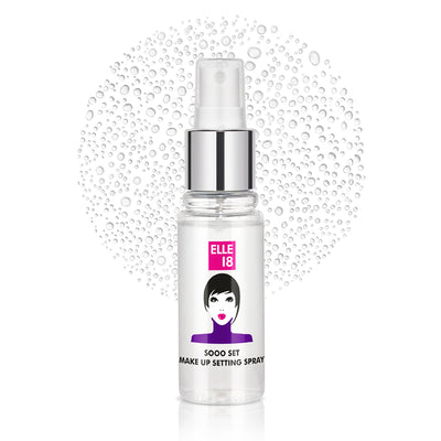 Elle 18 Hydrating Sooo Set Setting Spray With Niacinamide For Moisturised Skin