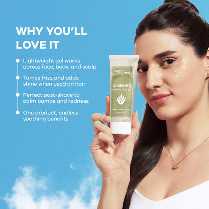 Earth Rhythm Calming Aloe Vera Gel, Healing, Calming and Soothing Skin