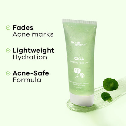 Earth Rhythm Healing Cica Gel, Calms Redness and Fades Acne Scars in 4 Weeks