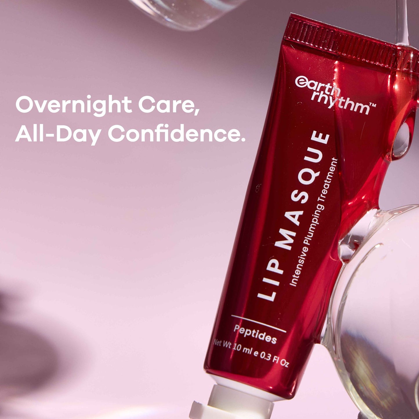Earth Rhythm Lip Masque With Peptide, Overnight Damage Repair Mask and Seals Hydration
