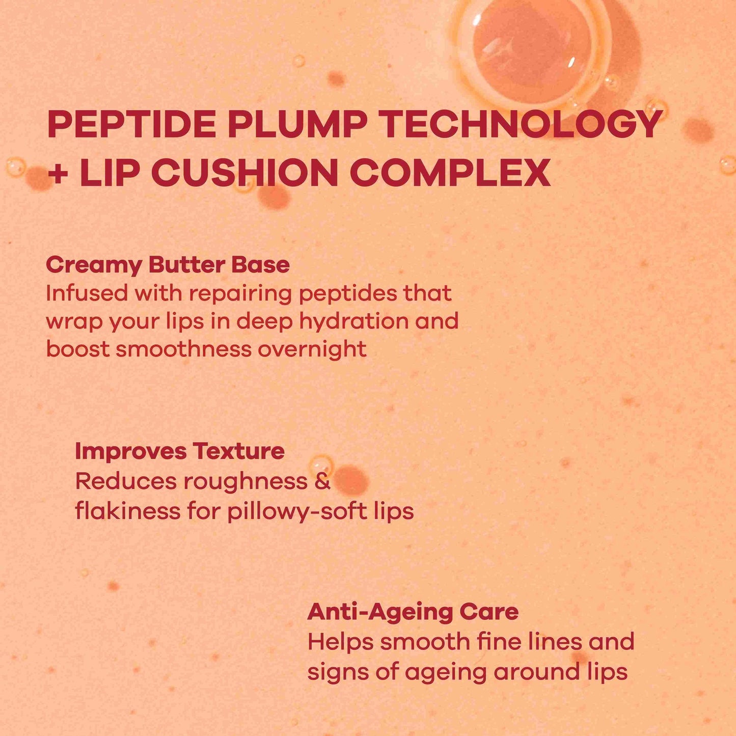 Earth Rhythm Lip Masque With Peptide, Overnight Damage Repair Mask and Seals Hydration