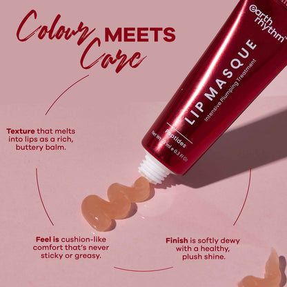 Earth Rhythm Lip Masque With Peptide, Overnight Damage Repair Mask and Seals Hydration