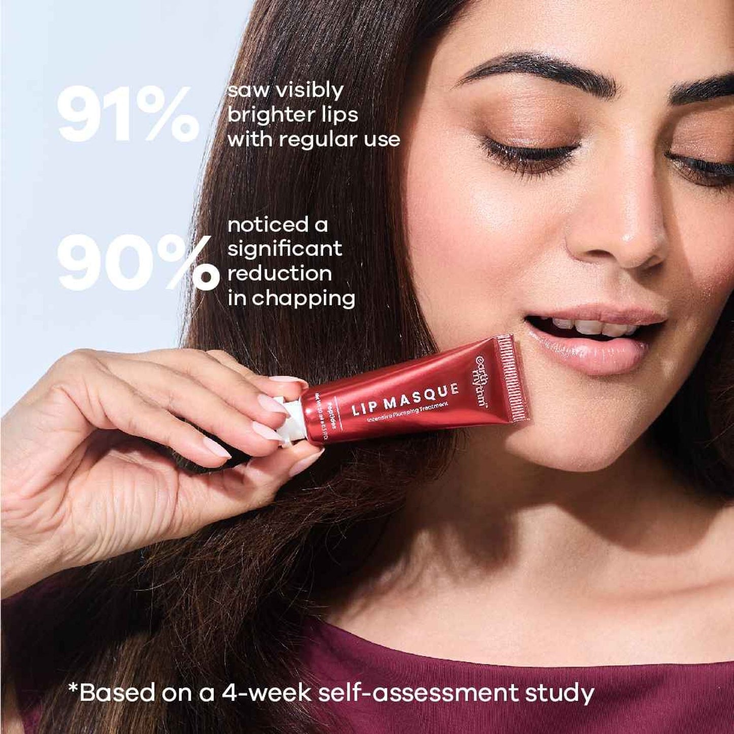 Earth Rhythm Lip Masque With Peptide, Overnight Damage Repair Mask and Seals Hydration