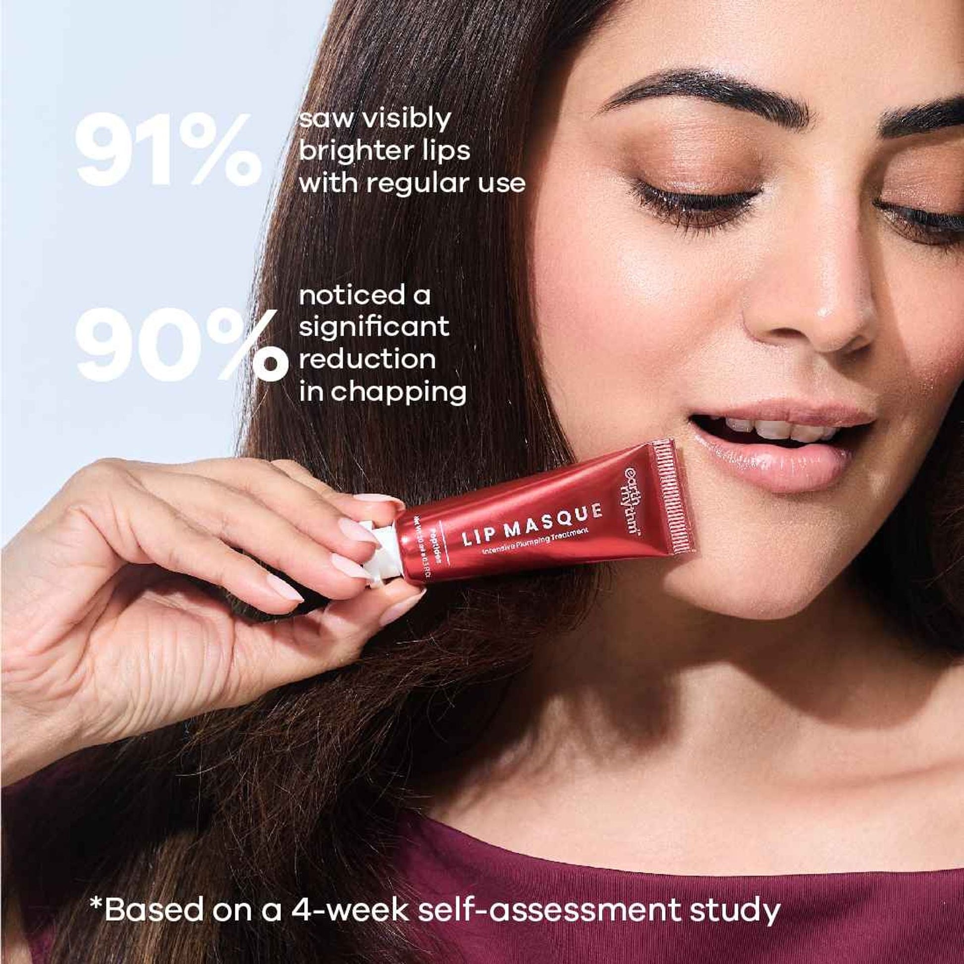 Earth Rhythm Lip Masque With Peptide, Overnight Damage Repair Mask and Seals Hydration
