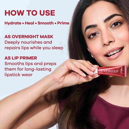 Earth Rhythm Lip Masque With Peptide, Overnight Damage Repair Mask and Seals Hydration