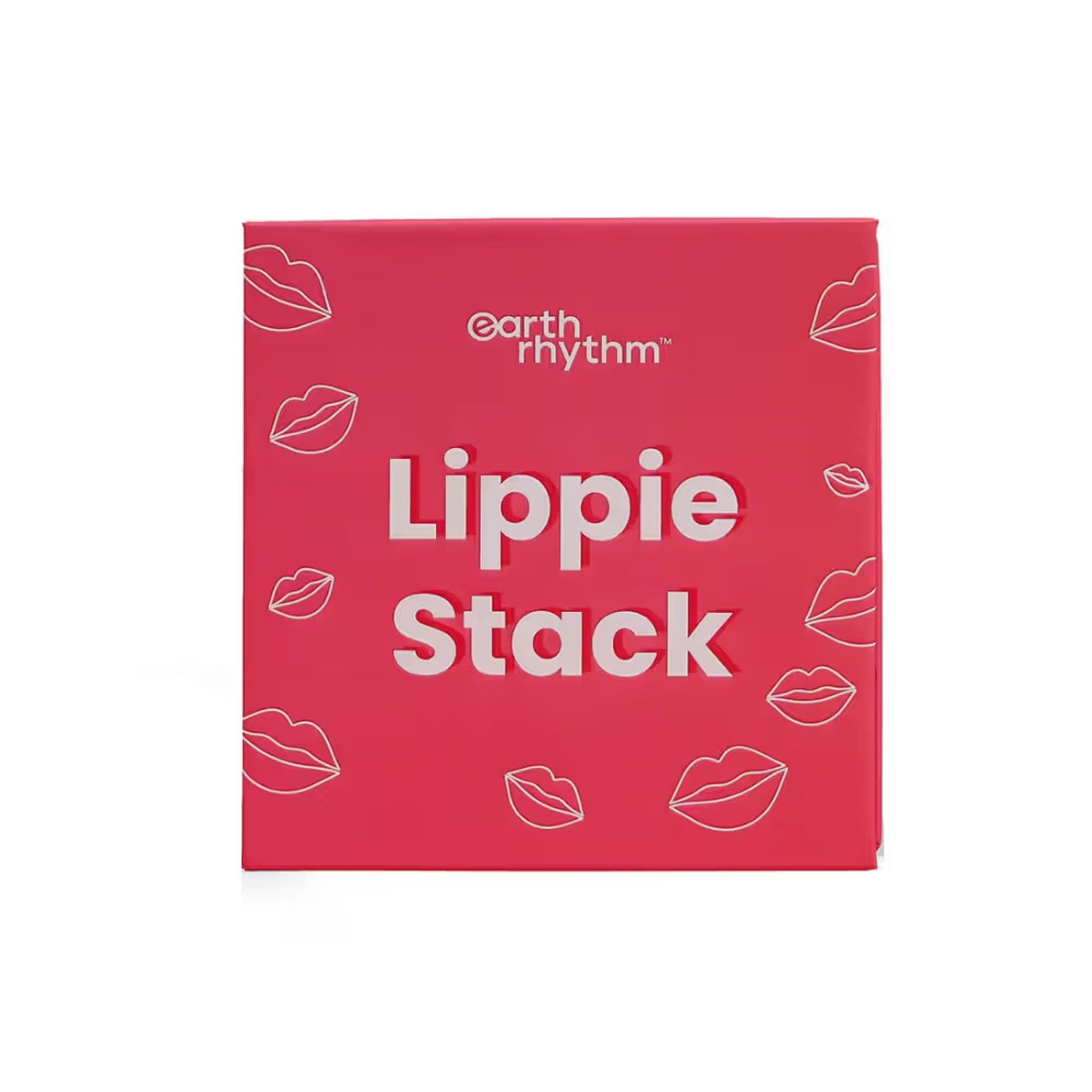 Earth Rhythm Lippie Stack Box Of 4, Lip Scrub, Lip Serum, Lip Balm and Lip Mask