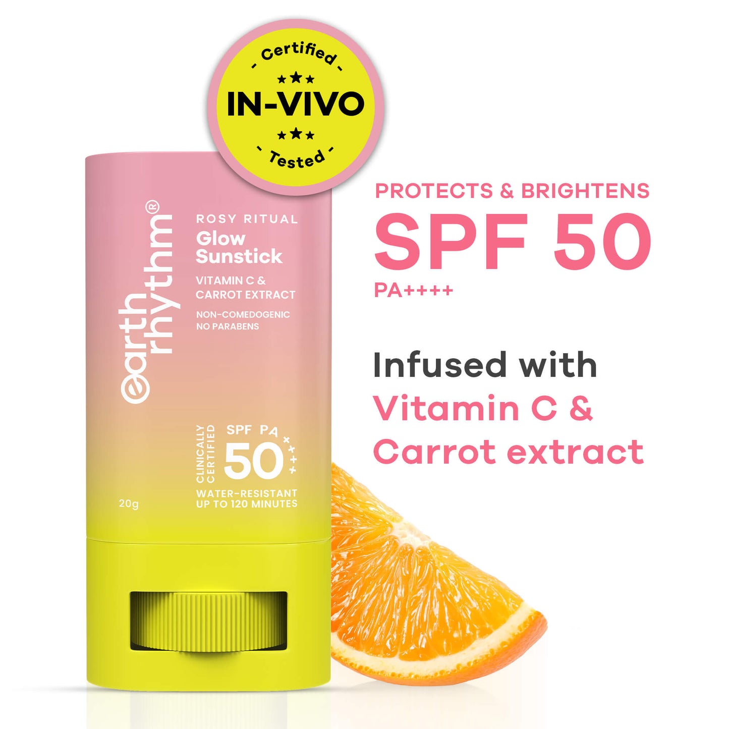 Earth Rhythm Aqua Surge Hydrating Sunstick SPF 60 PA++++ - Glow Surge