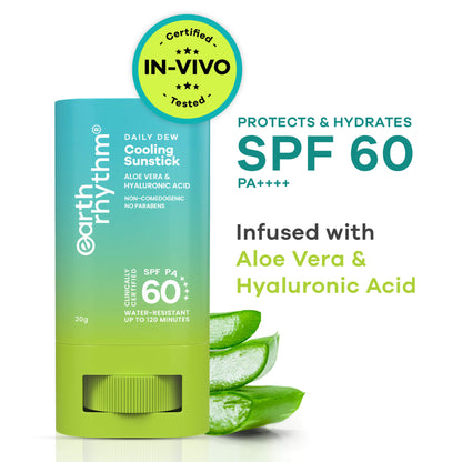 Earth Rhythm Aqua Surge Hydrating Sunstick SPF 60 PA++++ - Aqua Surge