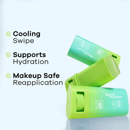 Earth Rhythm Aqua Surge Hydrating Sunstick SPF 60 PA++++ - Aqua Surge