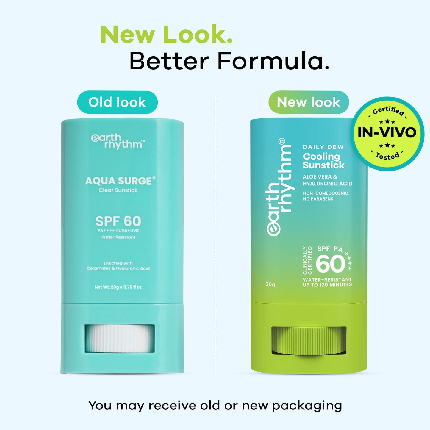 Earth Rhythm Aqua Surge Hydrating Sunstick SPF 60 PA++++ - Aqua Surge