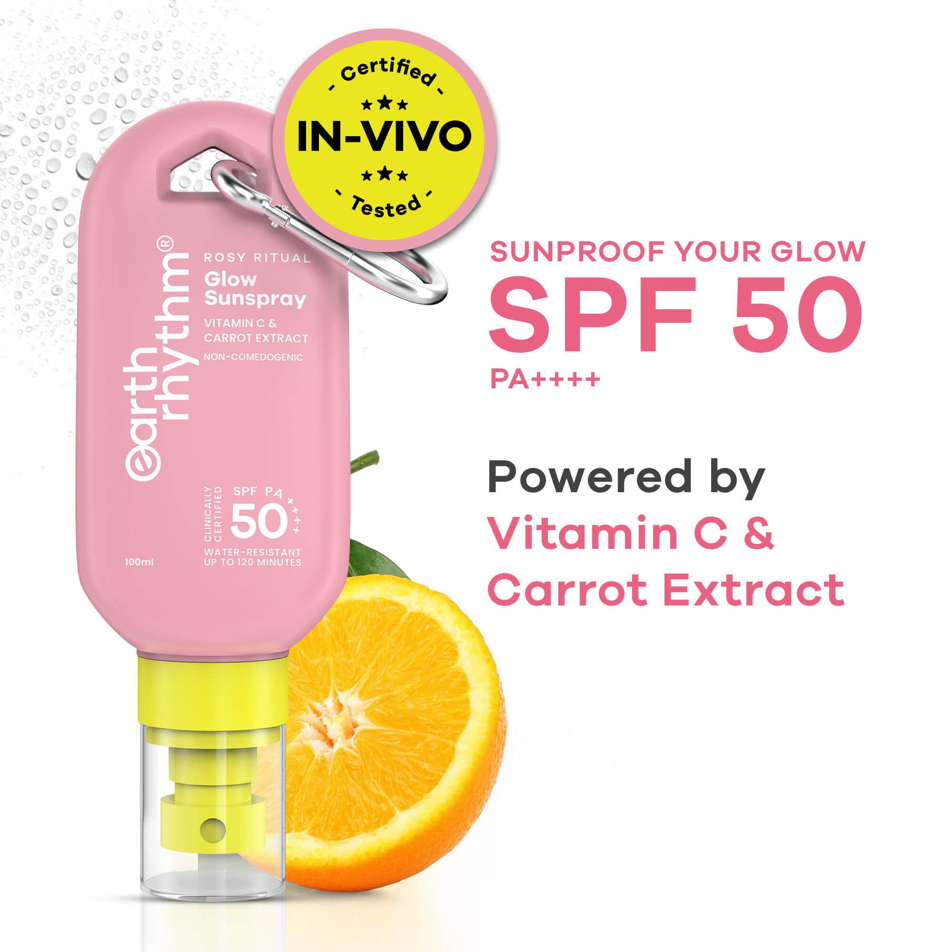 Earth Rhythm Glow Surge Sunscreen Spray SPF 50