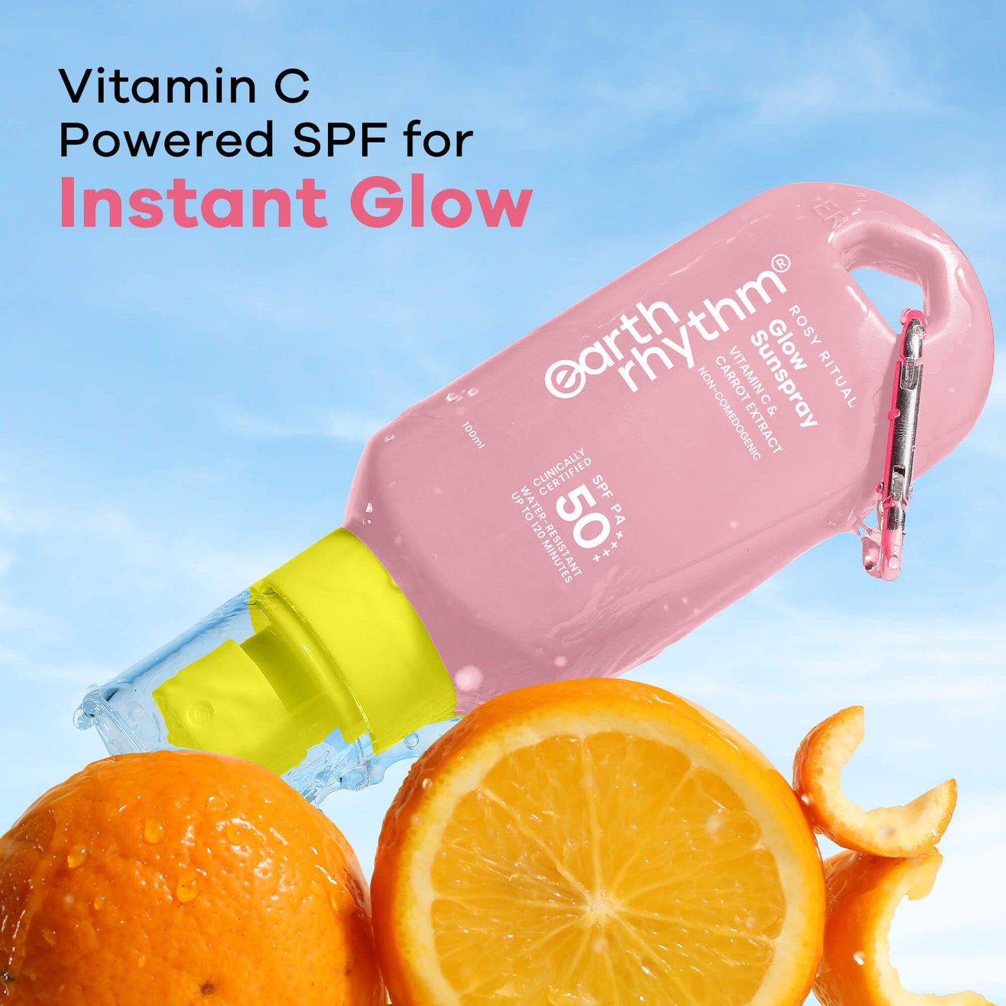 Earth Rhythm Glow Surge Sunscreen Spray SPF 50