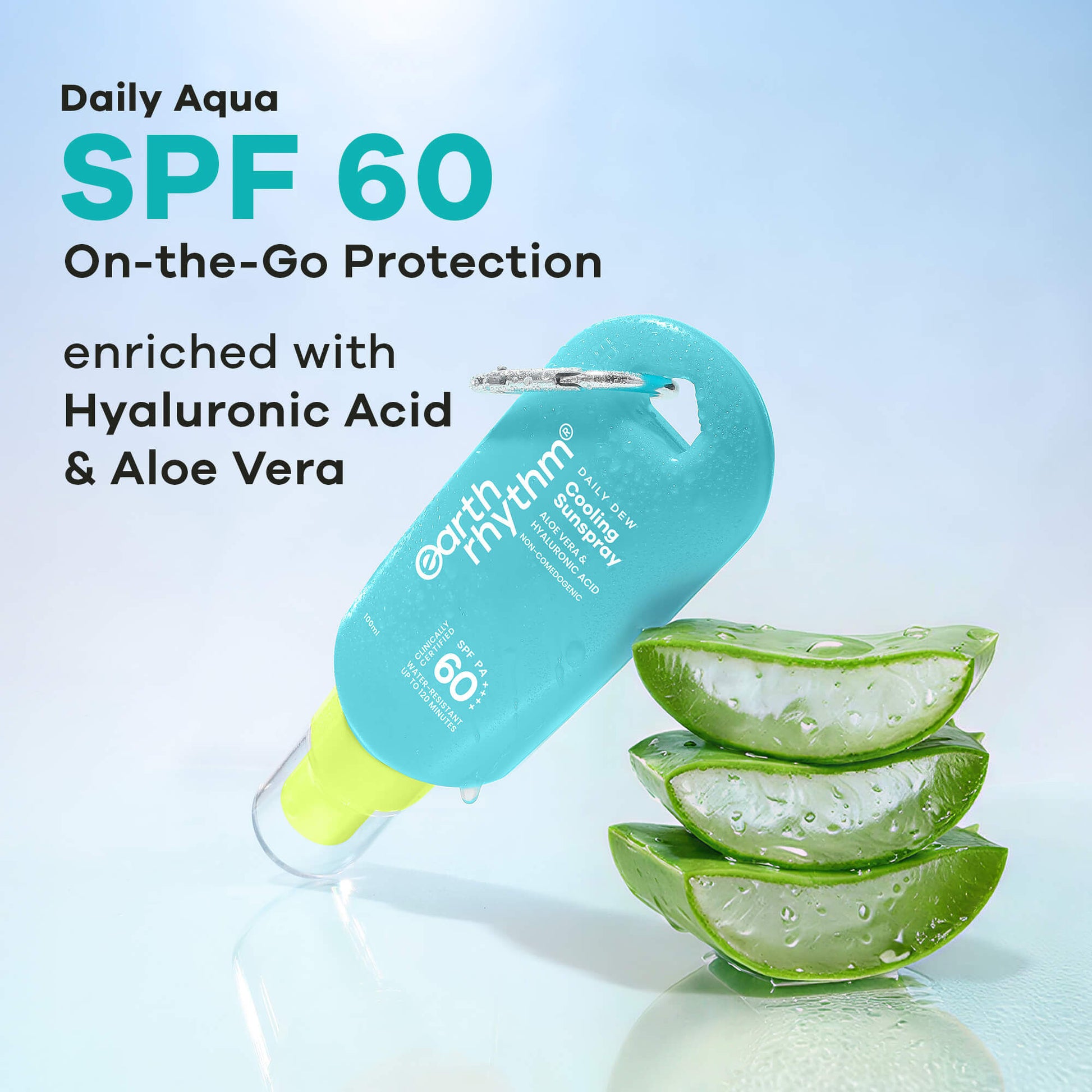 Earth Rhythm Aqua Surge Sunscreen Spray SPF 50