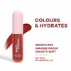 Earth Rhythm Lip Nectar Matte Liquid Lipstick, Weightless, Never Drying, No Mineral Oil - Cherry
