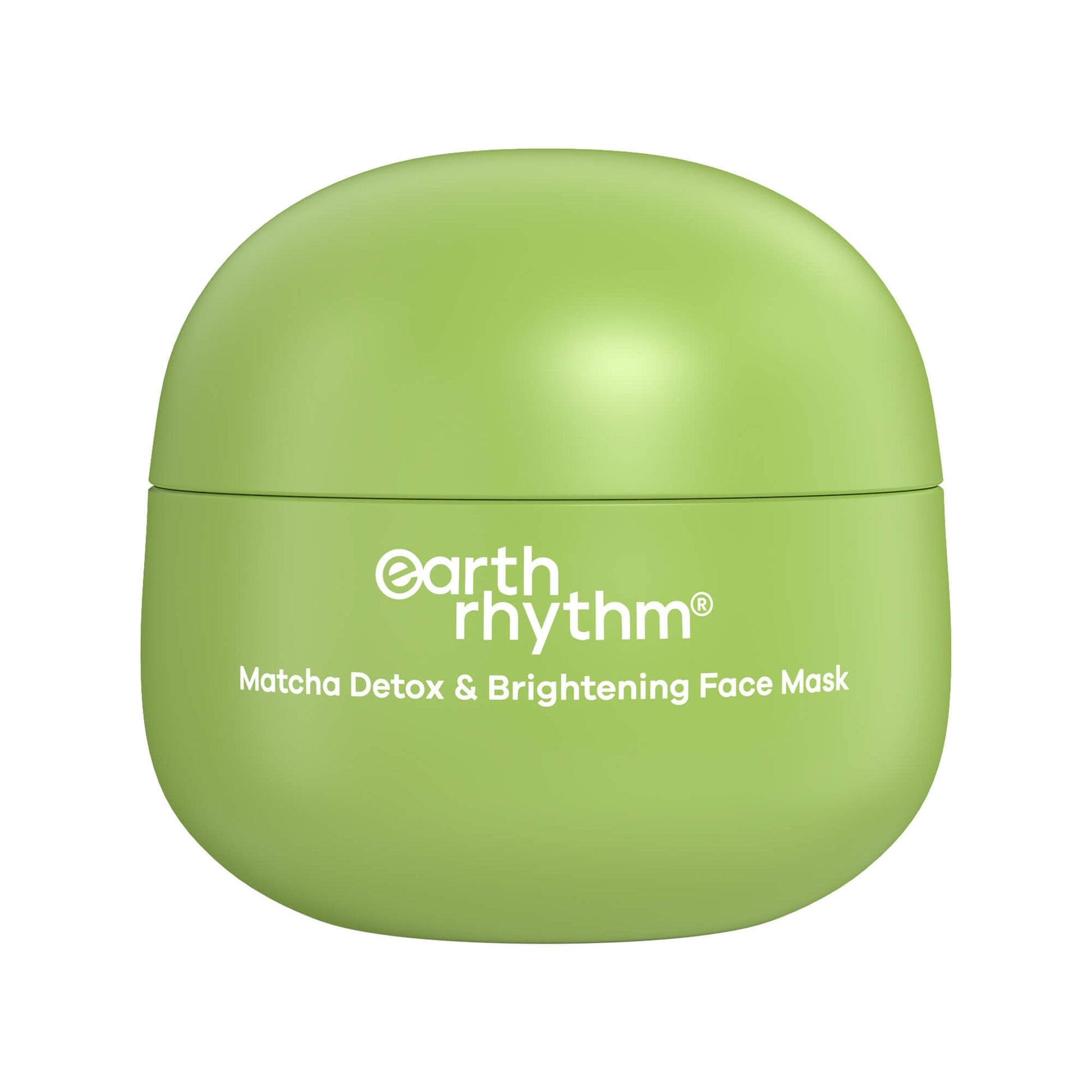 Earth Rhythm Matcha Face Mask Brightens & Detoxifies Skin With Matcha Green Tea & Glutathione