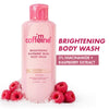 MCaffeine Brightening Body Wash 5% Niacinamide & Raspberry Boosts Glow, 5% Glycerine Softens Skin
