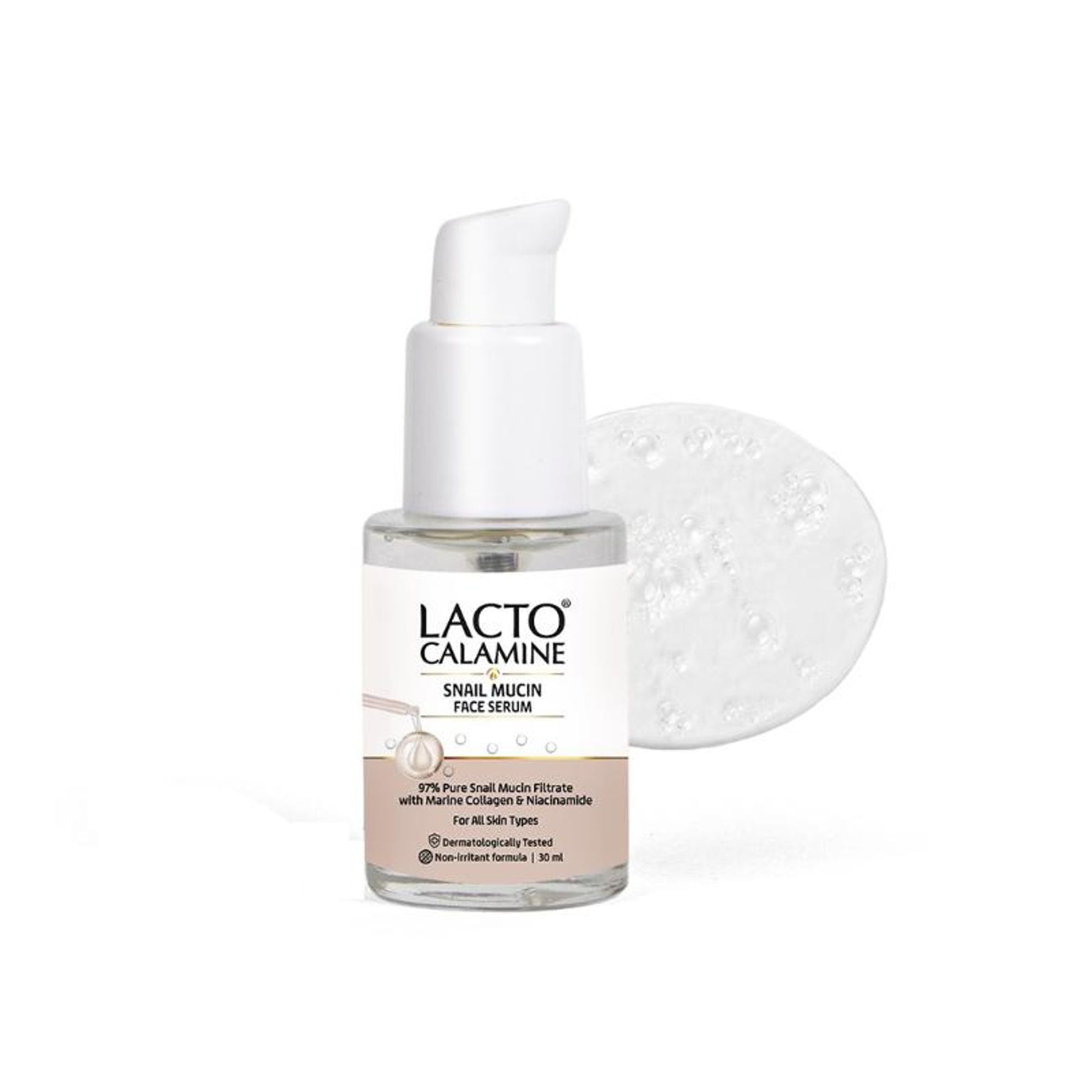 Lacto Calamine 97% Pure Snail Mucin Face Serum
