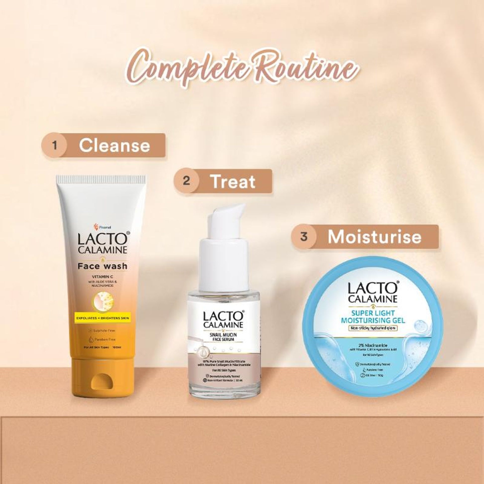 Lacto Calamine 97% Pure Snail Mucin Face Serum