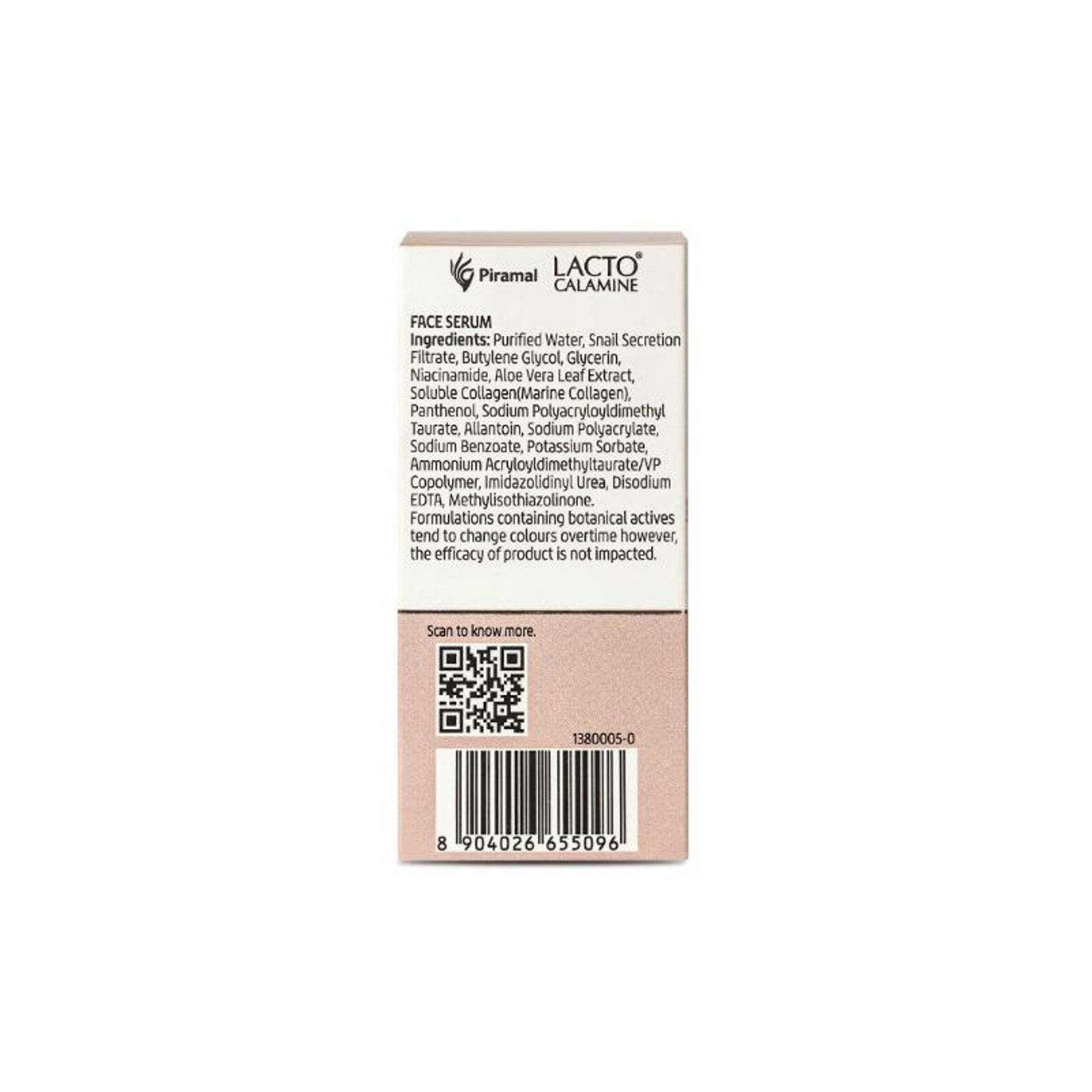 Lacto Calamine 97% Pure Snail Mucin Face Serum