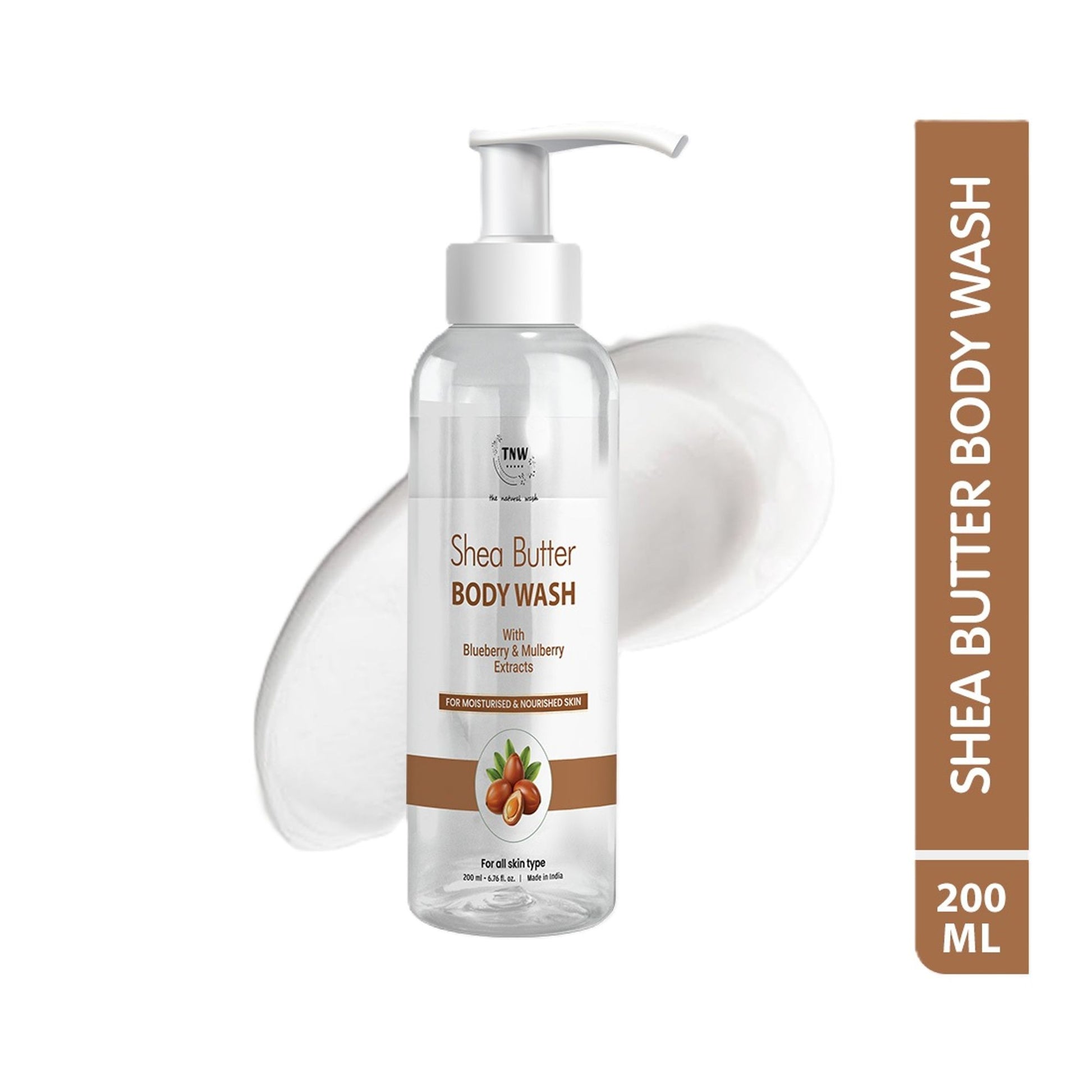 TNW The Natural Wash Shea Butter Body Wash With Shea Aloe & Apricot