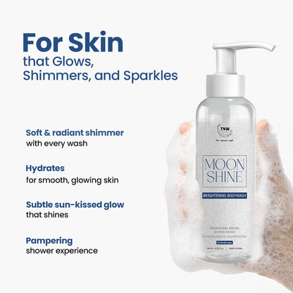 TNW The Natural Wash Moon Shine Brightening Body Wash With Green Tea & Aloe