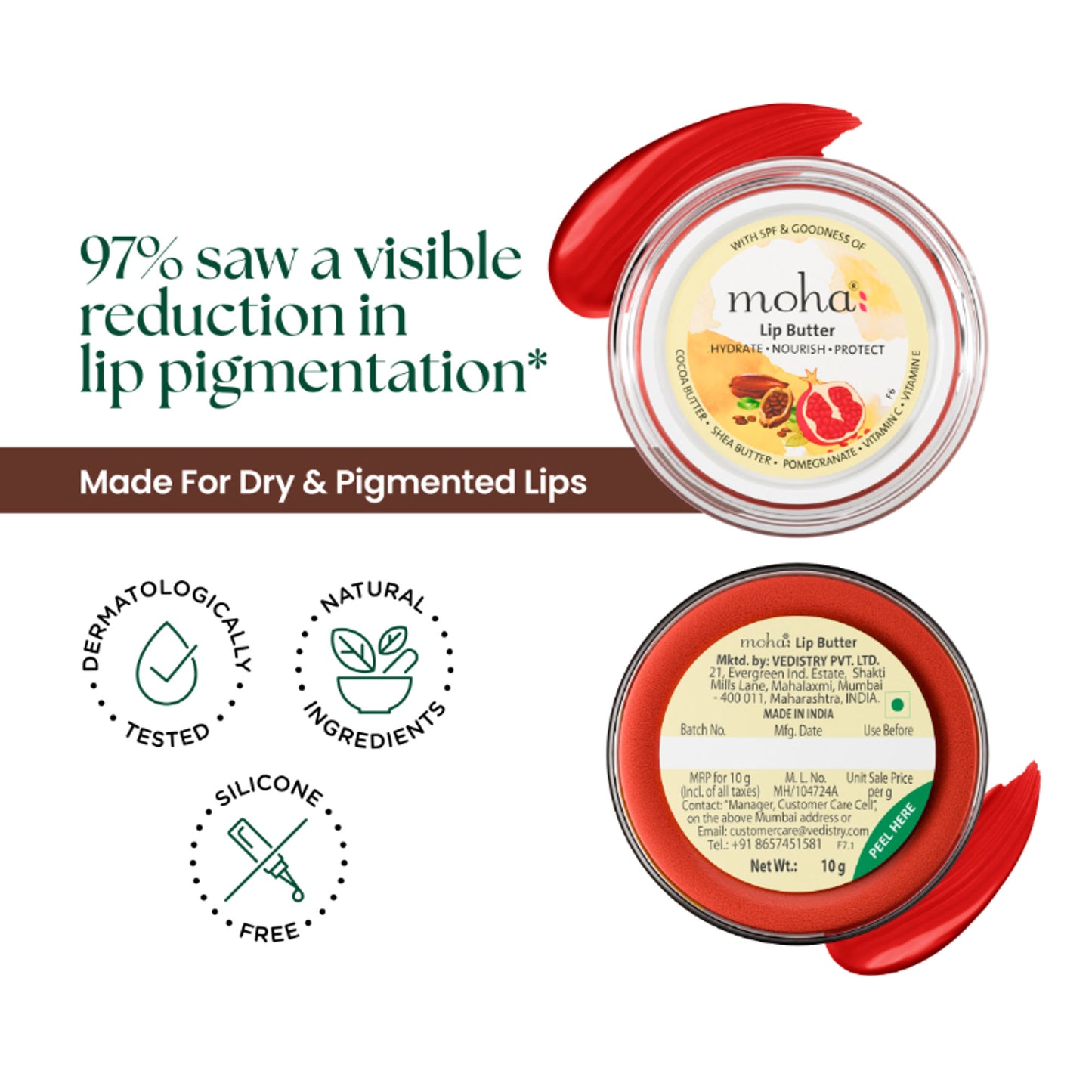 Moha Lip Butter Nourishing Lip Care For Soft Smooth Lips