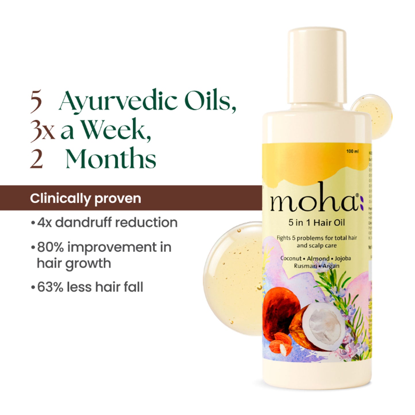 Moha 5 In 1 Hair Oil
