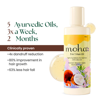 Moha 5 In 1 Hair Oil