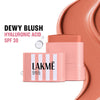 Lakme 9to5 Hya Beach Edit Blush, SPF 30, Creamy Texture, Dewy Finish - Weekend Flush