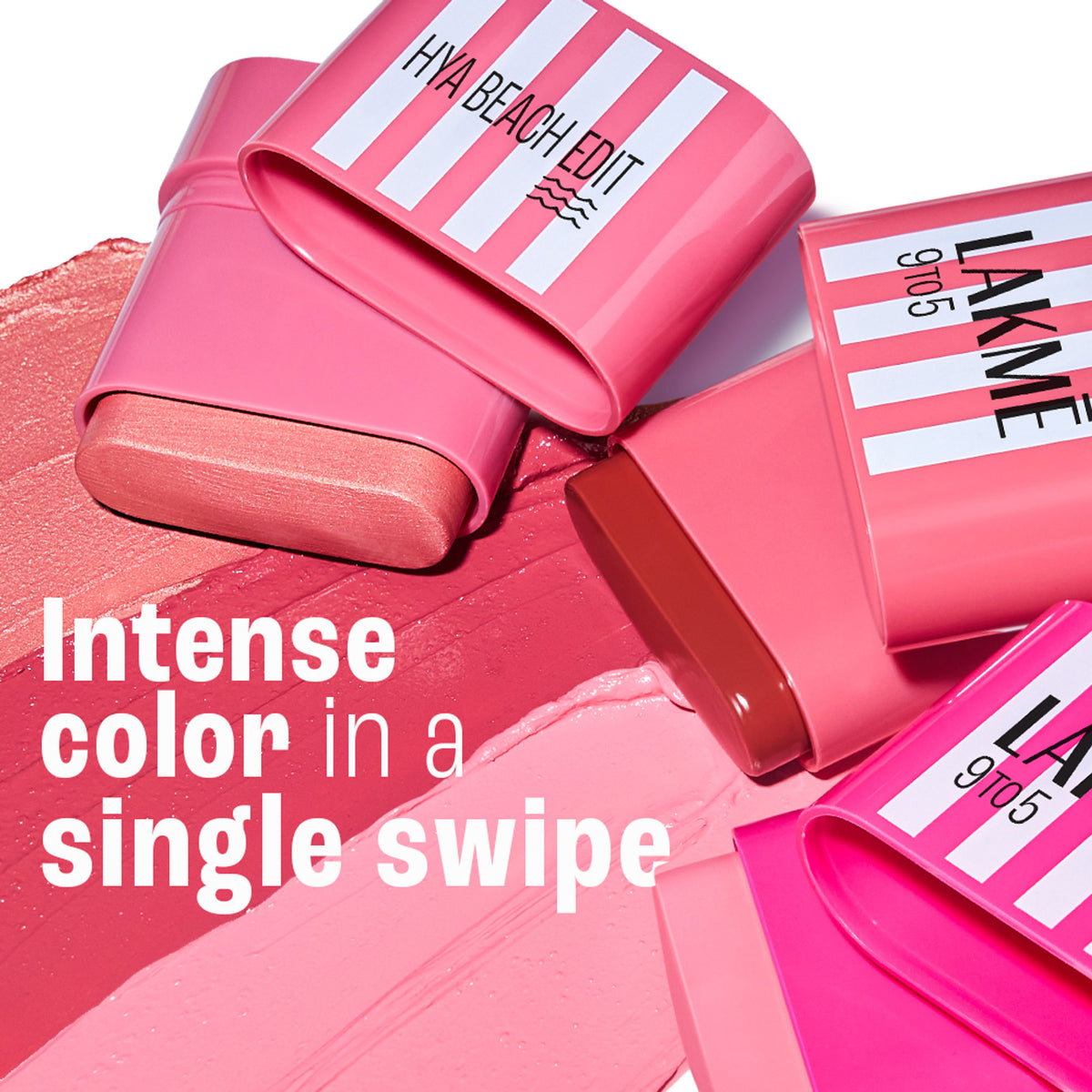 Lakme 9to5 Hya Beach Edit Blush, SPF 30, Creamy Texture, Dewy Finish - Golden Getaway
