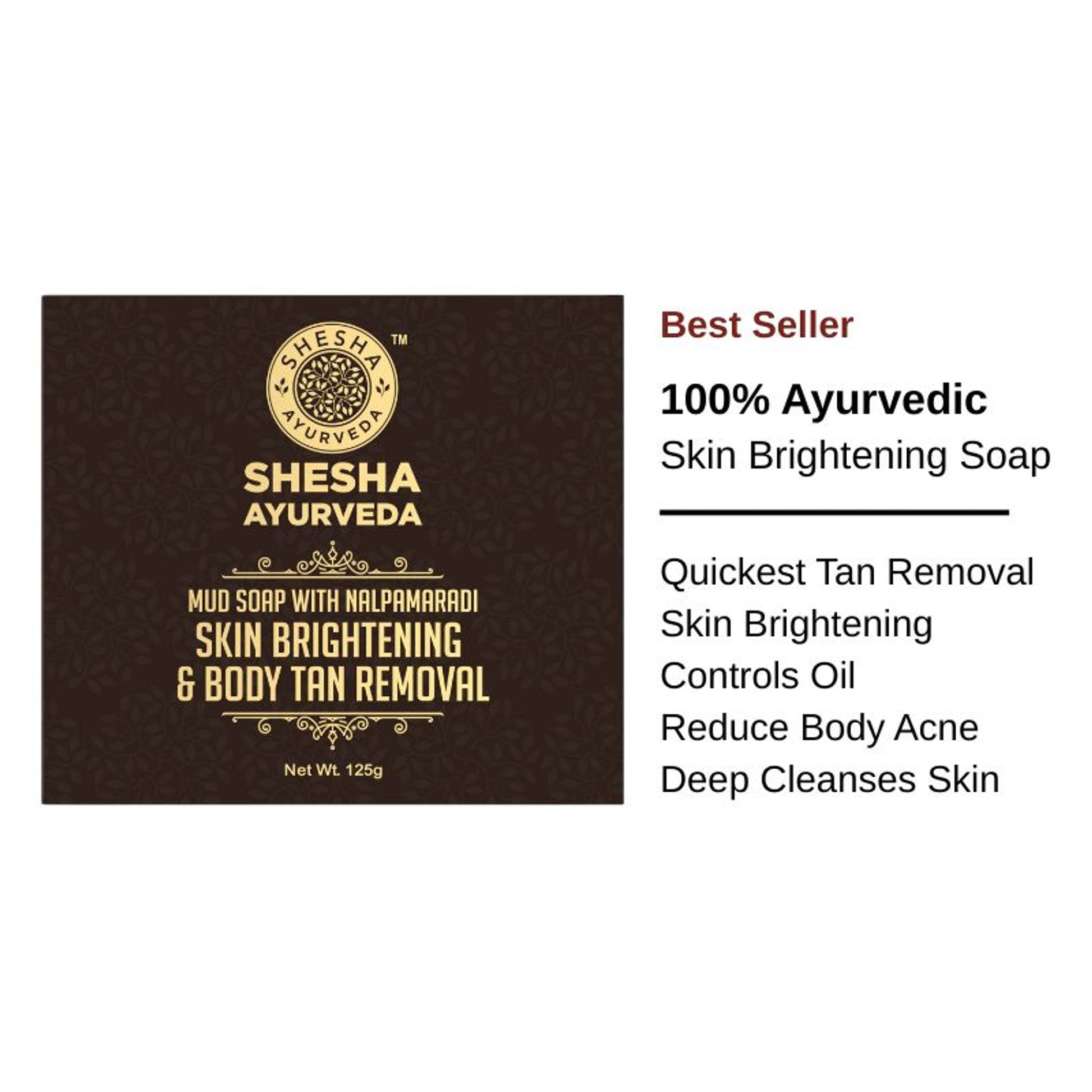 Shesha Ayurveda Mud Soap With Nalpamaradi