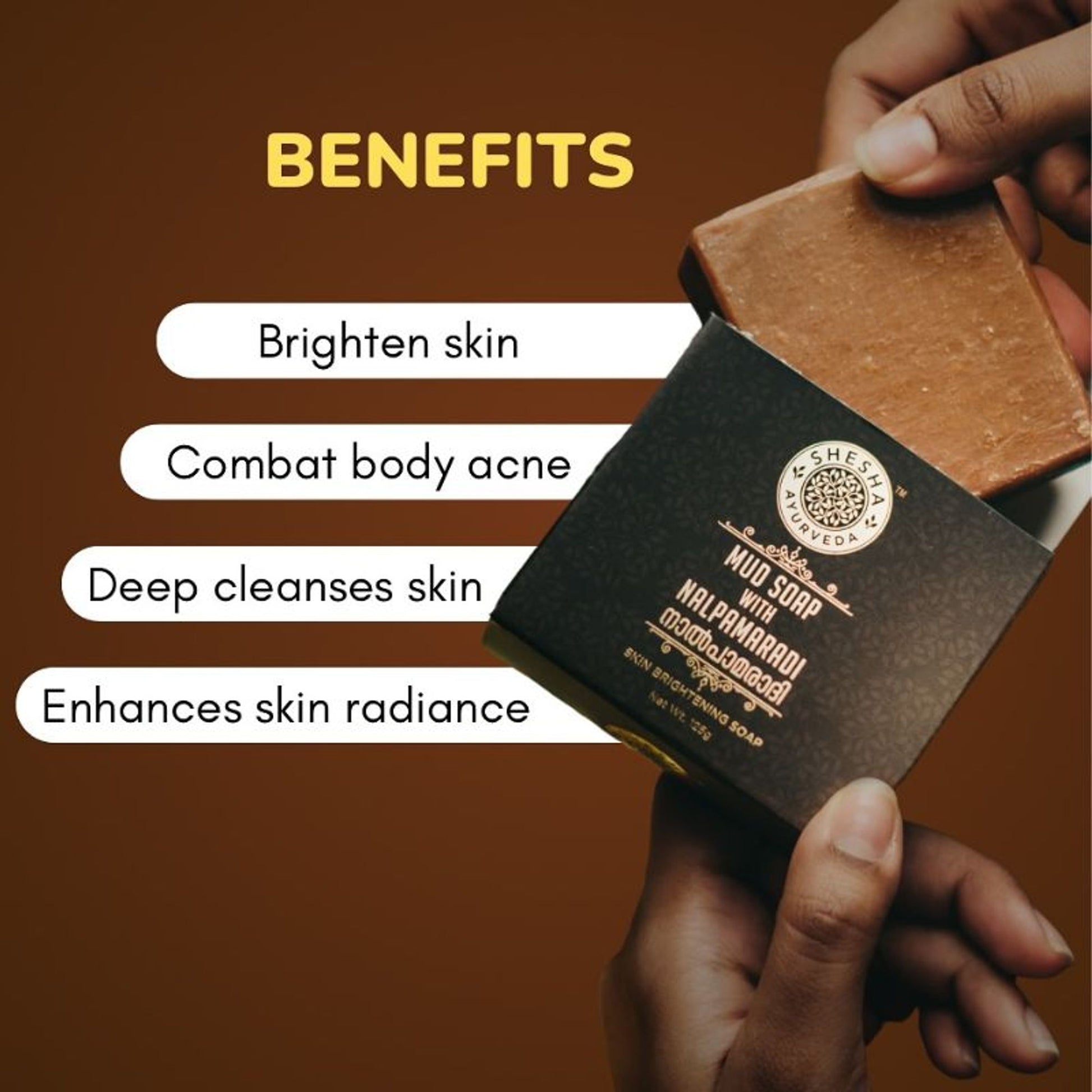 Shesha Ayurveda Mud Soap With Nalpamaradi