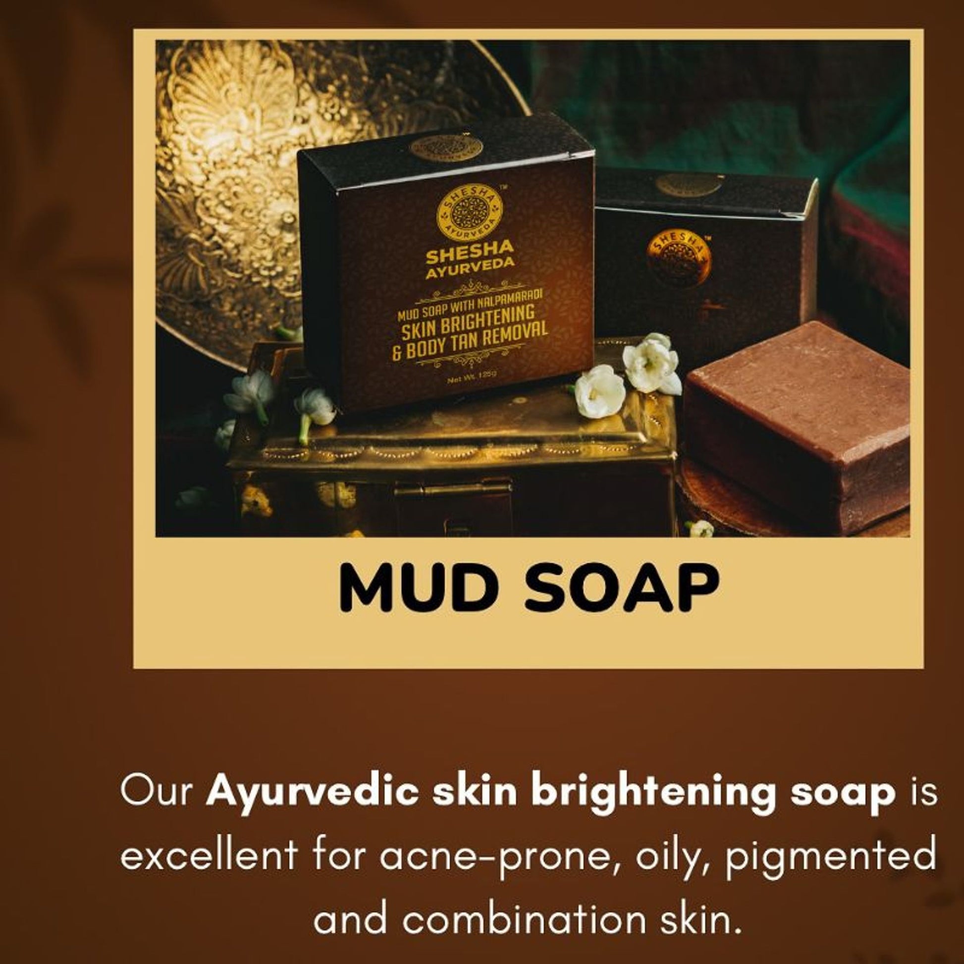 Shesha Ayurveda Mud Soap With Nalpamaradi