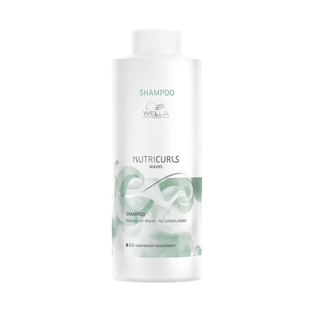 Wella Professionals Nutricurls Sulfate Free Shampoo for Wavy Hair Anti-Frizz Shampoo for Dry Hair