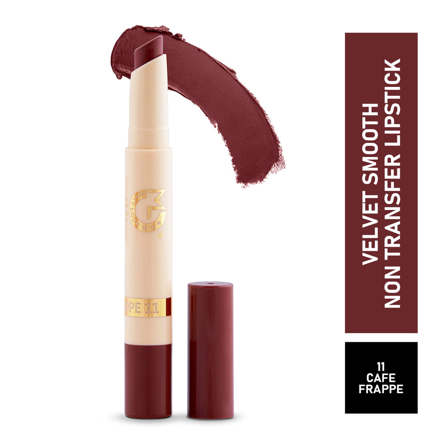 Matt look Velvet Smooth Non Transfer Lipstick - Cafe Frappe