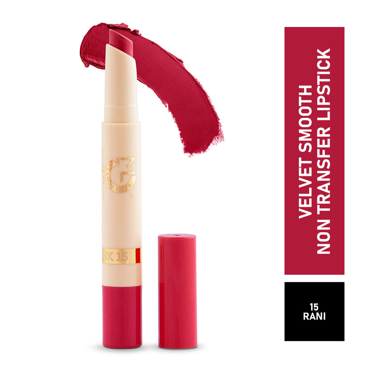 Matt look Velvet Smooth Non Transfer Lipstick - Coral Pink