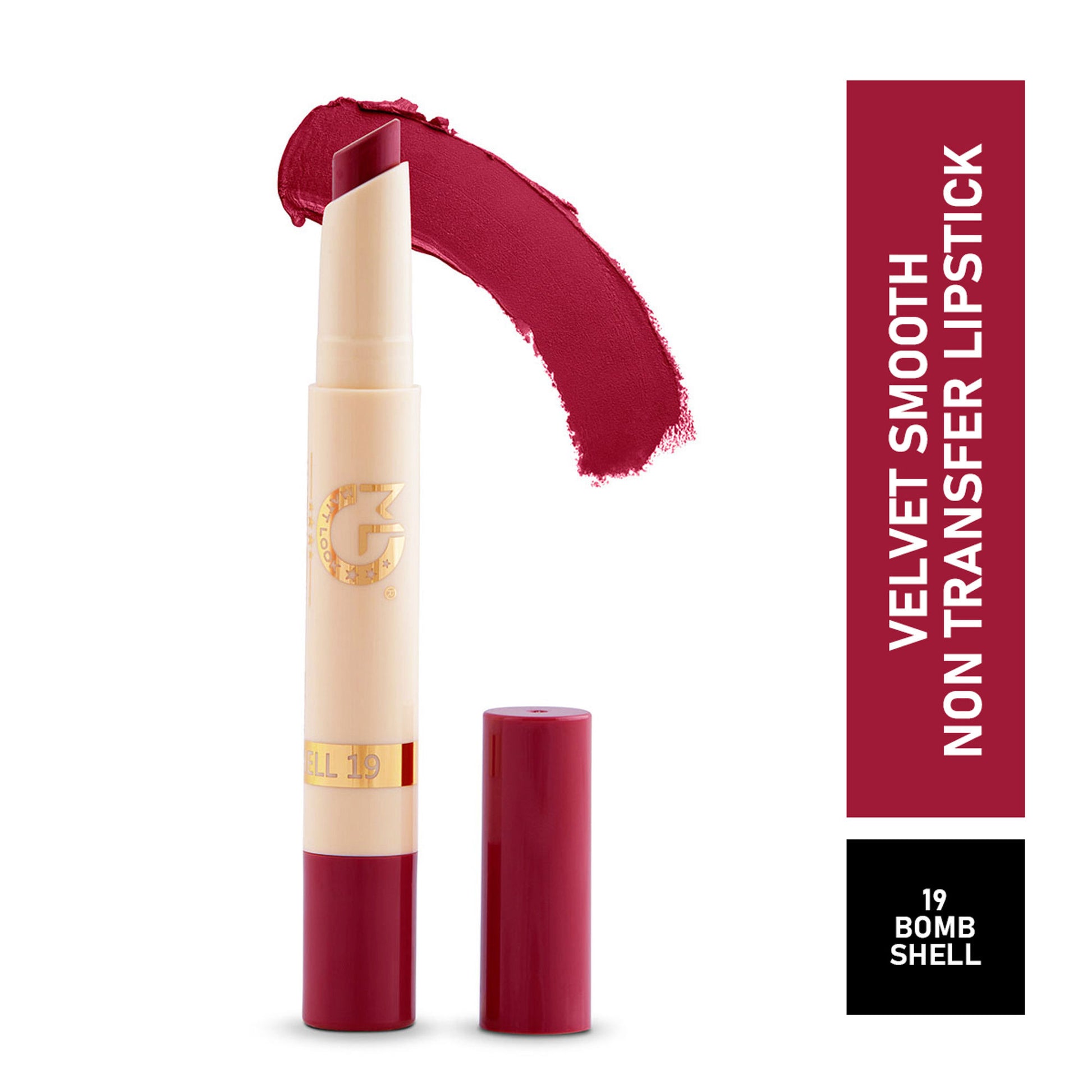 Matt look Velvet Smooth Non Transfer Lipstick - Bomb Sell